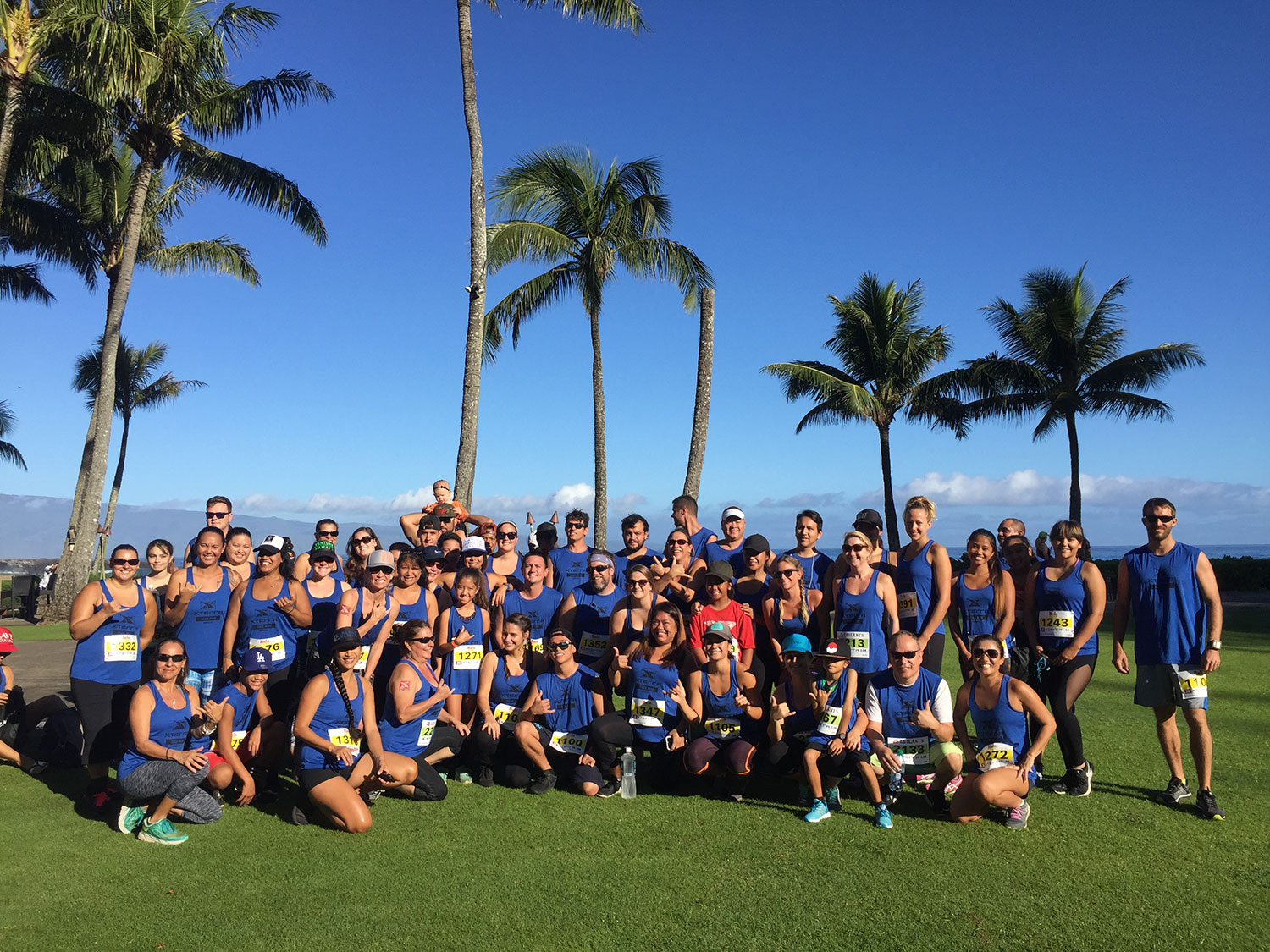 Group of runners after 2017 XTERRA run